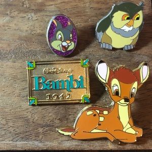 Disney Bambi Trading Pin Bundle
